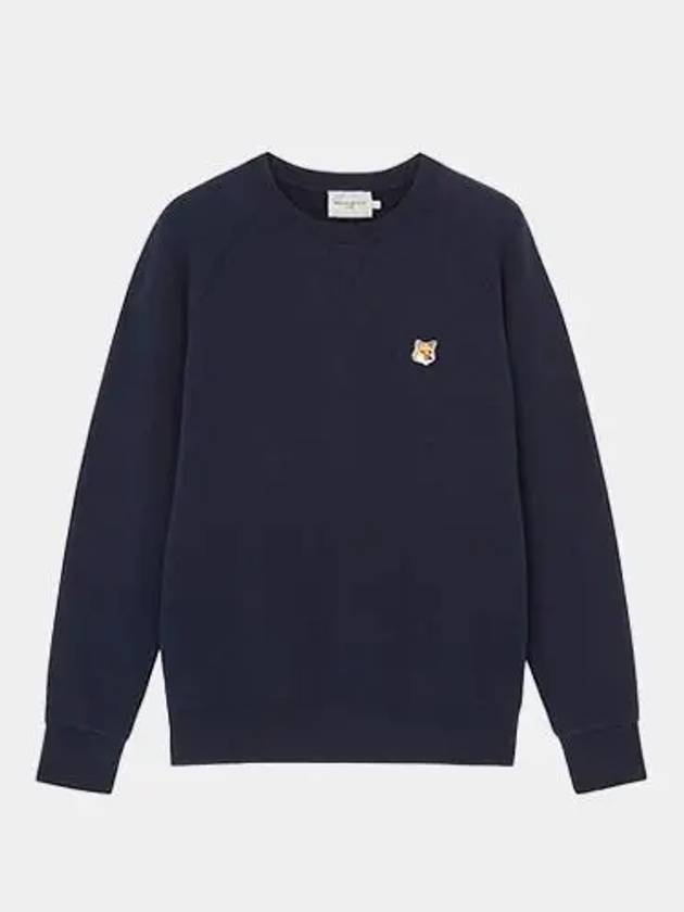 Fox Head Patch Classic Sweatshirt Navy - MAISON KITSUNE - BALAAN 2