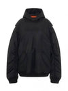 Sporty B Over Bomber Hoodie Black - BALENCIAGA - BALAAN 2