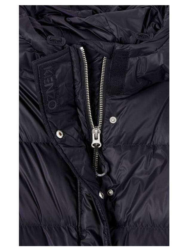 Belted puffa long padding black 2OU046 - KENZO - BALAAN 3