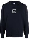 Graphic Printing Logo Sweatshirt Navy - CP COMPANY - BALAAN 3