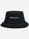Unisex Hat Bucket Hat Bucket Hat Script Black - CHAMPION - BALAAN 2