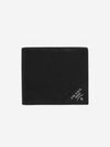 Saffiano Leather Half Wallet Black - PRADA - BALAAN 2