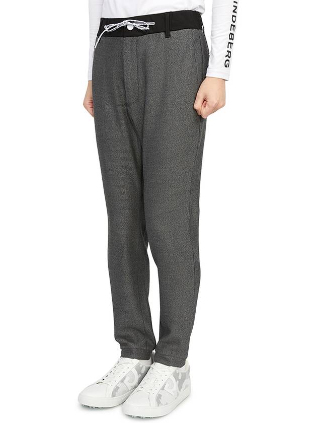 Men's Logo Jogger Track Pants Black - HORN GARMENT - BALAAN 3