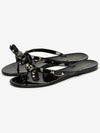 Rubber Rockstud Flip Flops Black - VALENTINO - BALAAN 3