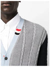 Single Breasted Button Cardigan - THOM BROWNE - BALAAN 4