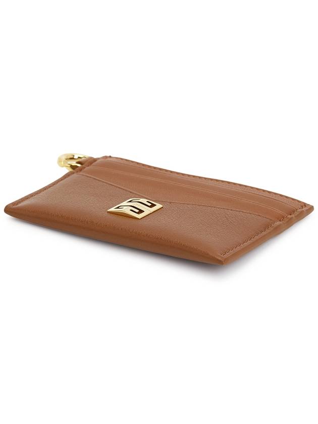 4G Calfskin Card Wallet Brown - GIVENCHY - BALAAN 4