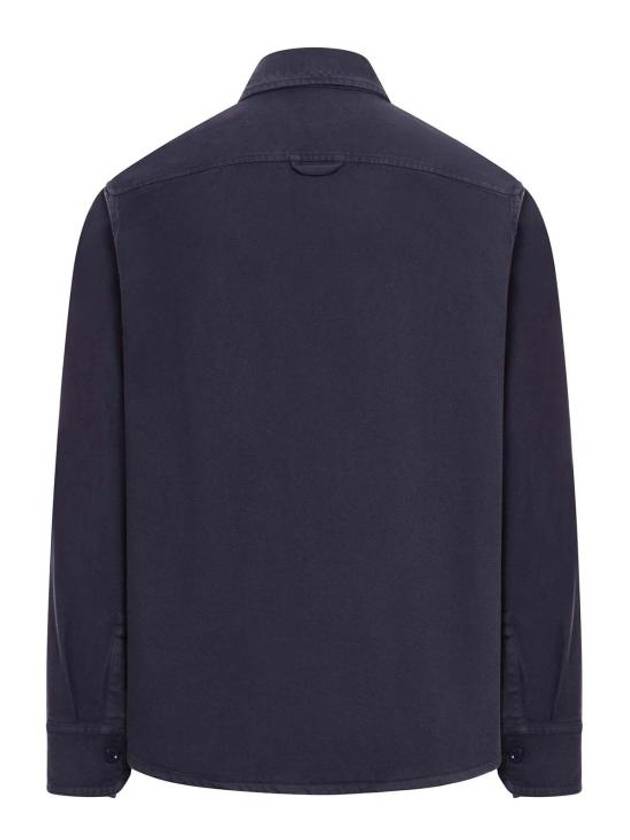 Basile Brodee Long Sleeve Shirt Navy - A.P.C. - BALAAN 3