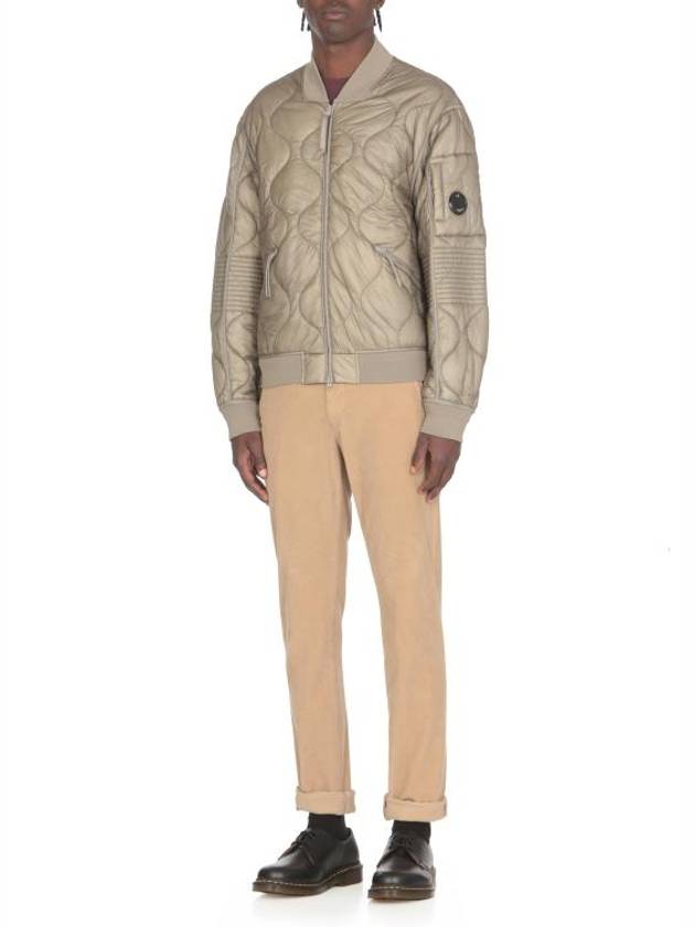 Liner Padded Bomber Jacket Beige - CP COMPANY - BALAAN 4