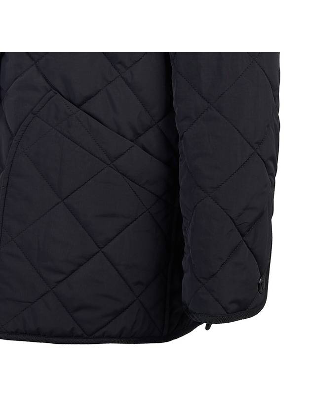 Diamond Quilted Thermoregulated Barn Jacket Black - BURBERRY - BALAAN 7