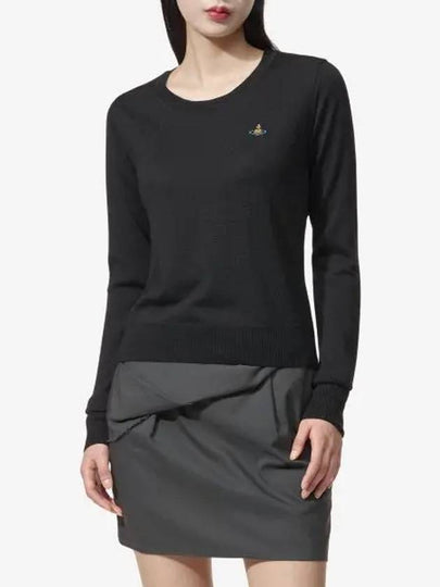 Bea Jumper Knit Top Black - VIVIENNE WESTWOOD - BALAAN 2