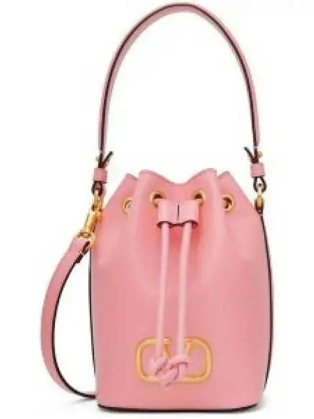 Mini V Logo Signature Bucket Bag Bubble - VALENTINO - BALAAN 2