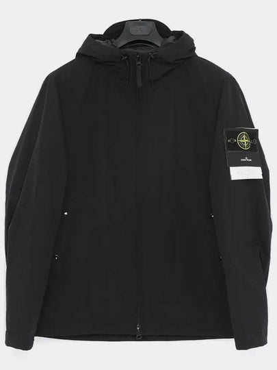 Compass Badge Hooded Jacket Black - STONE ISLAND - BALAAN 2