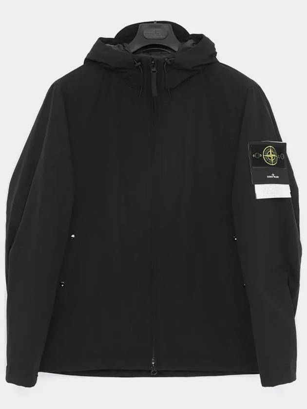 Compass Badge Hooded Jacket Black - STONE ISLAND - BALAAN 3