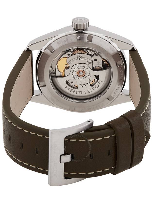 H70225830 Khaki Field Expedition Men s Automatic Leather Watch - HAMILTON - BALAAN 4