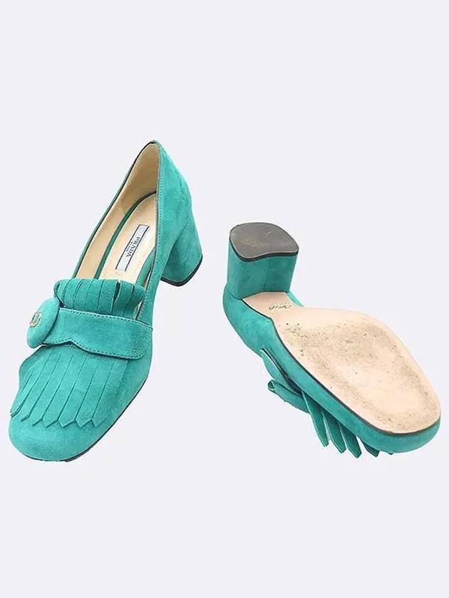 Smith Market Used Luxury Green Shoes Women s - PRADA - BALAAN 2