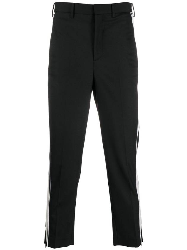 Neil Barrett contrasting side panel cropped trousers - NEIL BARRETT - BALAAN 4