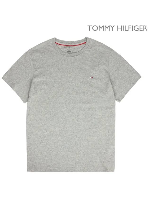 Core Flag Short Sleeve T-Shirt Grey - TOMMY HILFIGER - BALAAN 2