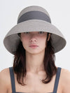 Lily Summer Cloche Hat Grey - BROWN HAT - BALAAN 1