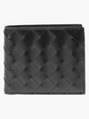 Intrecciato Half Wallet Black - BOTTEGA VENETA - BALAAN 2