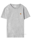 Fox Head Patch Regular Short Sleeve T-Shirt Grey - MAISON KITSUNE - BALAAN 2