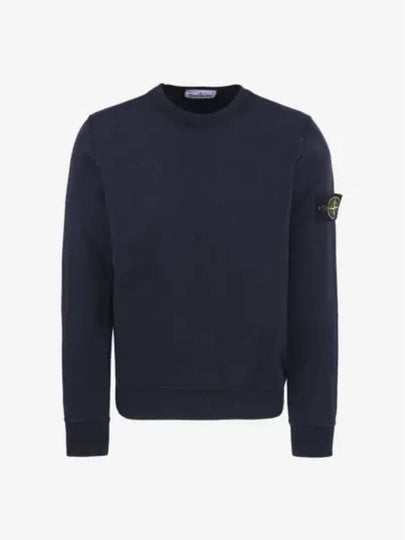 Wappen Patch Crew Neck Sweatshirt Navy - STONE ISLAND - BALAAN 2