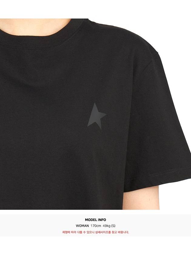 Black Star Collection Short Sleeve T-Shirt Black - GOLDEN GOOSE - BALAAN 9