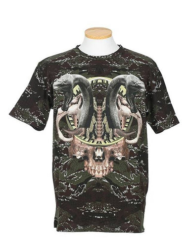 1047 9999 Men's CARDENAS Camo TShirt - MARCELO BURLON - BALAAN 1