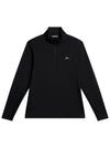 Men s Rook Quarter Zip up Golf Midlayer Black GMJS10943 9999 - J.LINDEBERG - BALAAN 2