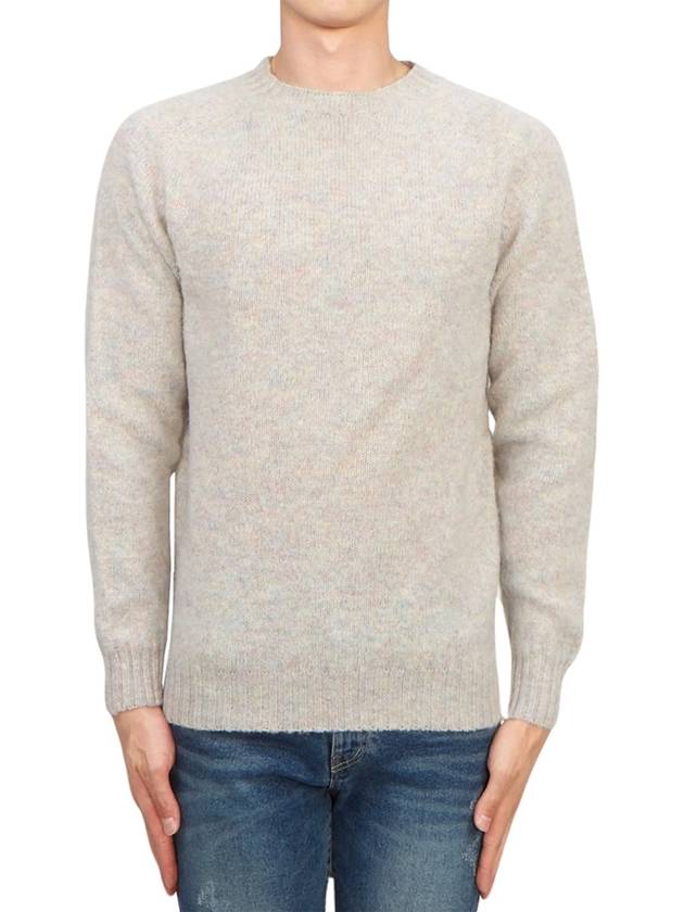 Shaggy Dog Men's Knit M3834 7 UGIE PEARL - HARLEY OF SCOTLAND - BALAAN 1