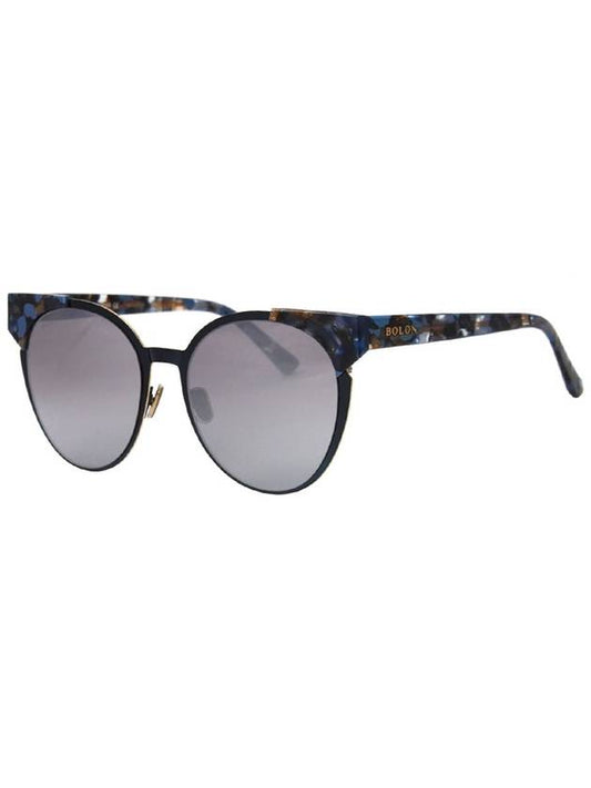 BOL6021 B70 Cat Eye Round Boeing Mirror Lens Luxury Sunglasses - BOLON - BALAAN 1