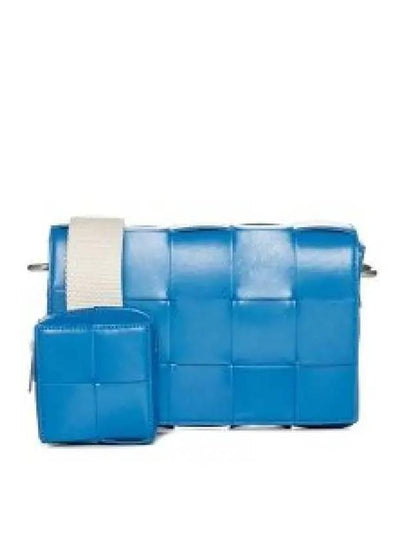 Cassette Versatil Strap Cross Bag Blue - BOTTEGA VENETA - BALAAN 2