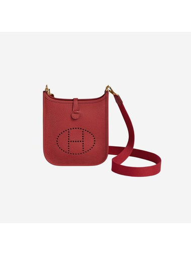 Evelyne 16 Amazon Cross Bag Red - HERMES - BALAAN 1