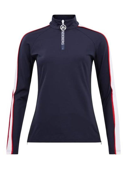 Kora Mid Layer Long Sleeve T-Shirt Navy - J.LINDEBERG - BALAAN 2