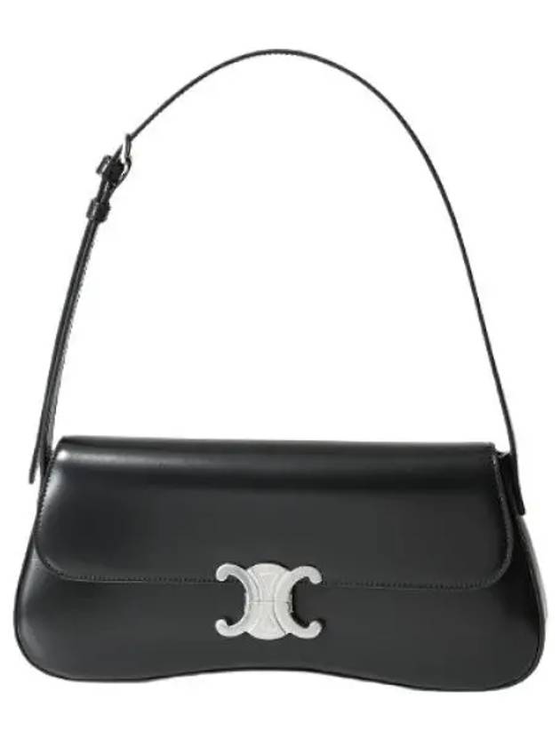 Medium Calfskin Shoulder Bag Black - CELINE - BALAAN 2