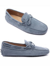 Gommino Nubuck Driving Shoes Blue - TOD'S - BALAAN 3