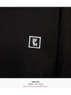 Women's Back Logo Sweatshirt Black - WOOYOUNGMI - BALAAN 10