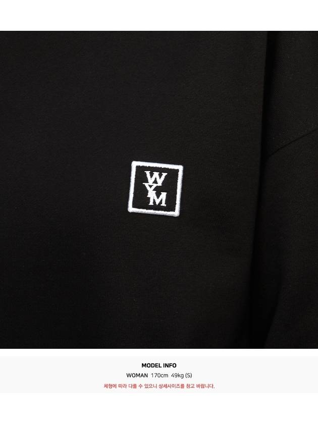 Women's Back Logo Sweatshirt Black - WOOYOUNGMI - BALAAN 10