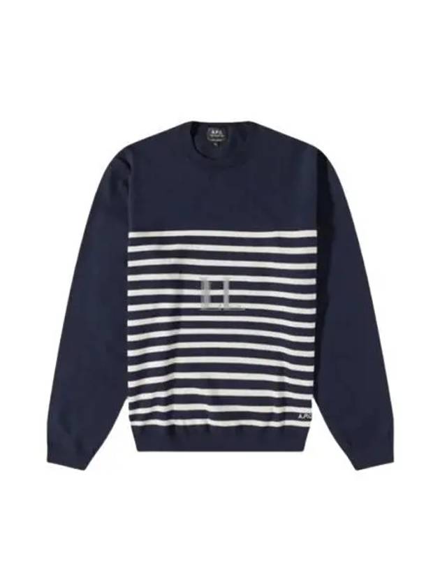 Matthew Cashmere Sweatshirt Navy - A.P.C. - BALAAN 2