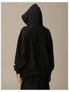 BB Logo Round Print Hoodie Black - BALENCIAGA - BALAAN 4