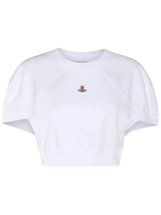 Women's Logo Short Sleeve T-Shirt White - VIVIENNE WESTWOOD - BALAAN 2