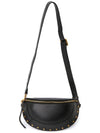 Leather Belt Bag Black - ISABEL MARANT - BALAAN 8