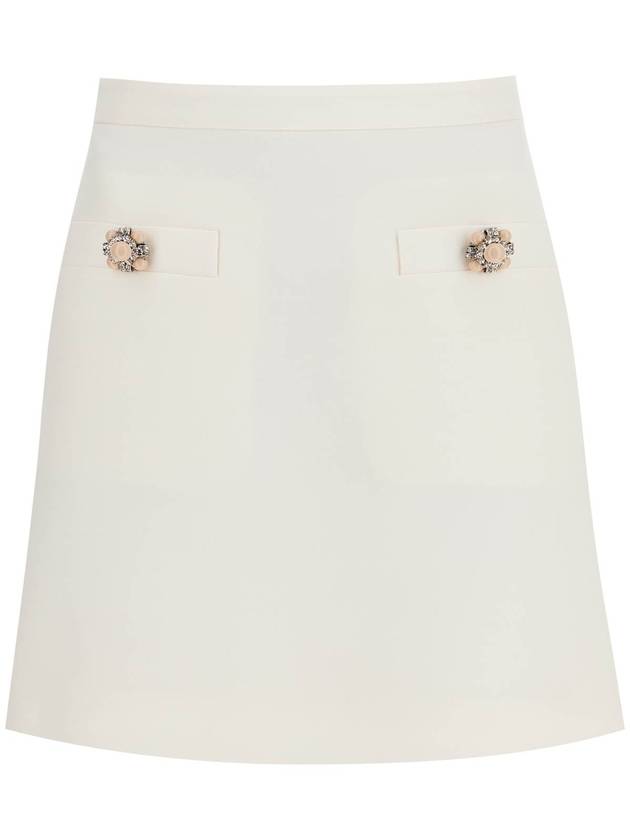 short crepe couture skirt - VALENTINO - BALAAN 1