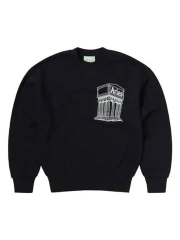 Aries Mega Temple Crew Neck Black - ARIES - BALAAN 1