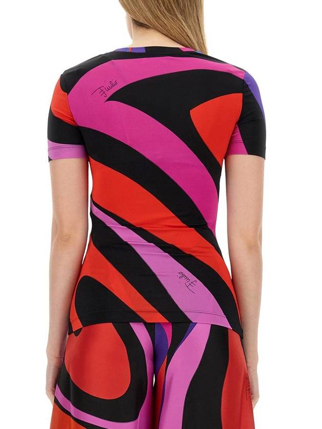 Pucci Marble Print T-Shirt - EMILIO PUCCI - BALAAN 3