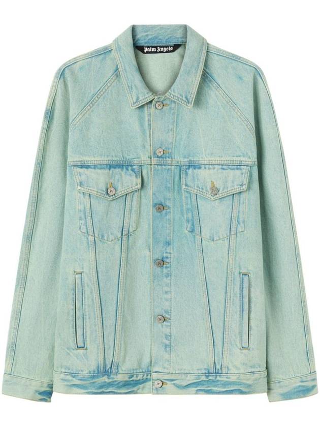 Overdyed Denim Jacket PMYE038S24DEN0015103 - PALM ANGELS - BALAAN 2