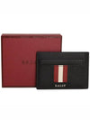 Card Case TARRIK LT 10 BLACK Men's Card Wallet - BALLY - BALAAN 5