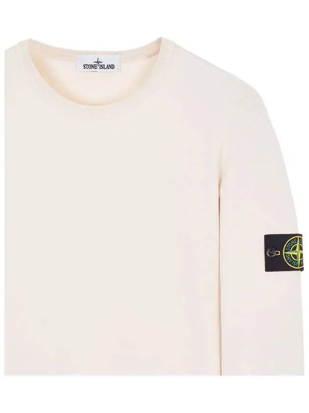 Waffen Patch Crew Neck Sweatshirt Light Pink - STONE ISLAND - BALAAN 5