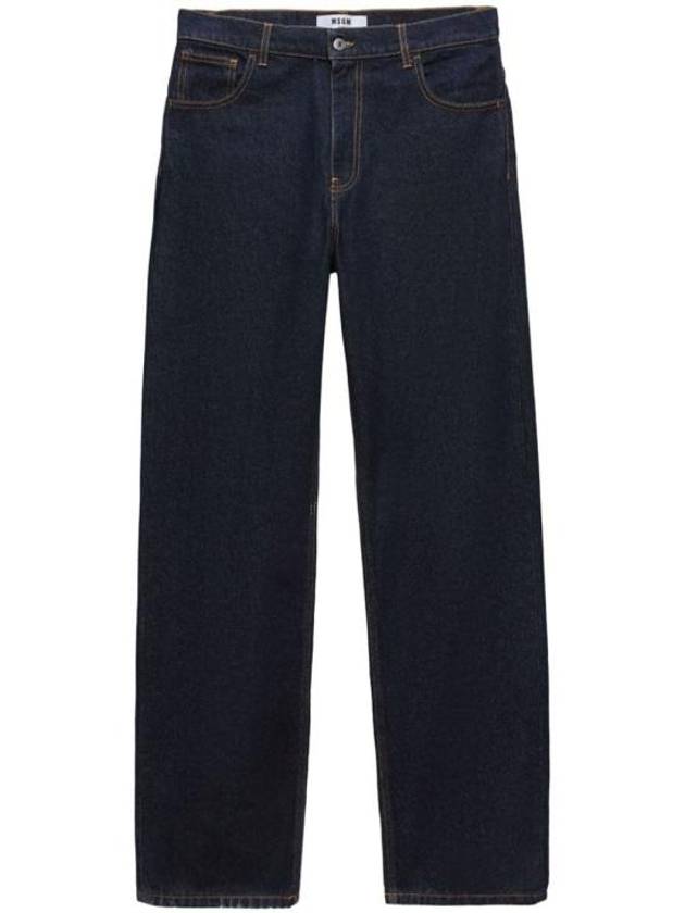 Denim Pants 3740MP233L 247599 89 Free Dark Blue - MSGM - BALAAN 1