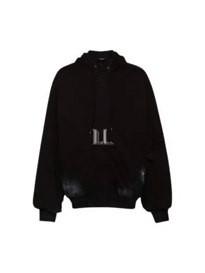 Back Logo Padded Bomber Jacket Black - BALENCIAGA - BALAAN 2