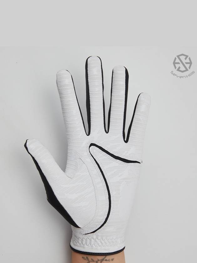 Seven Hills Tiger Microfiber Silicone Lycra Women s Two Handed Golf Gloves White - ETC - BALAAN 3